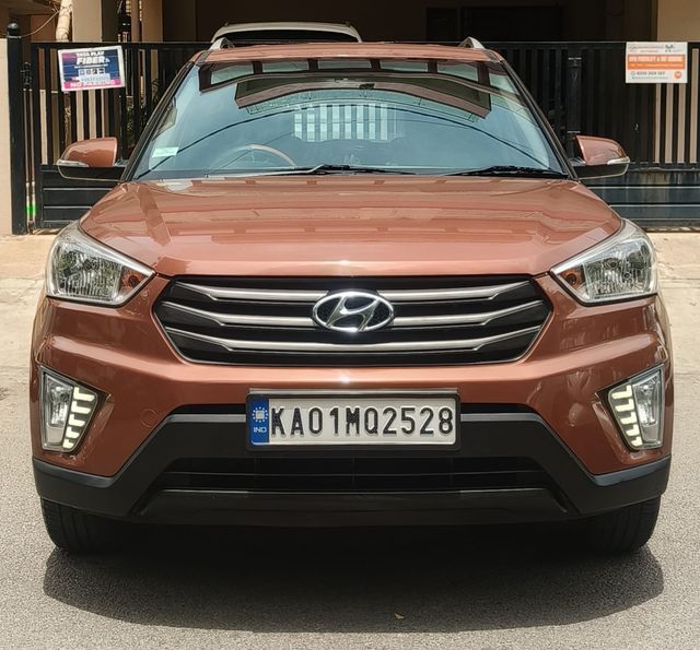 Hyundai Creta 1.6 VTVT E Plus Second-hand 2017 Hyundai Creta 1.6 VTVT E Plus for sale in Bangalore