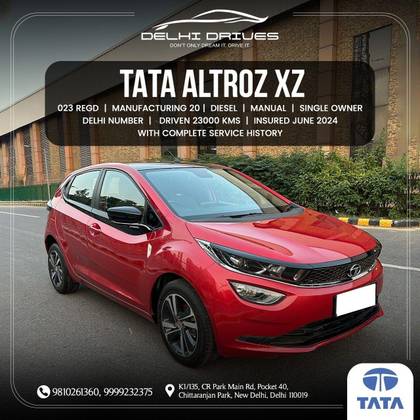 Tata Altroz XZ Diesel BSVI Tata Altroz XZ Diesel BSVI