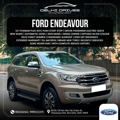2019 Ford Endeavour Titanium Plus 4X4