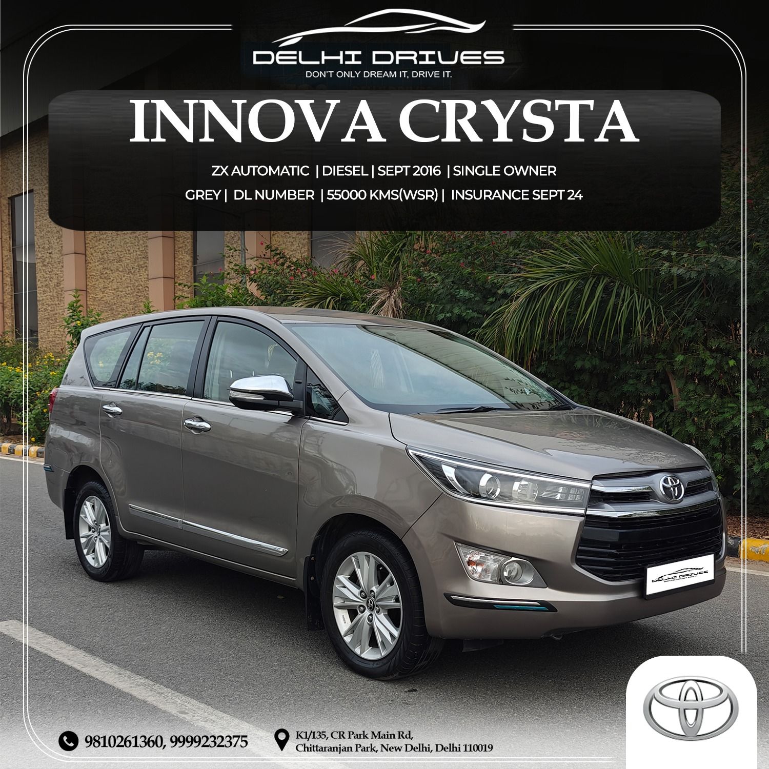 Toyota Innova Crysta 2016-2020