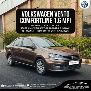 Volkswagen Vento 2015-2019 Volkswagen Vento 1.6 Comfortline
