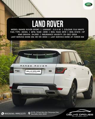 Land Rover Range Rover Sport 2013-2022 Land Rover Range Rover Sport SE