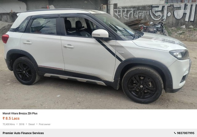Second-hand 2018 Maruti Suzuki Vitara Brezza ZDi for sale in Dehradun-9