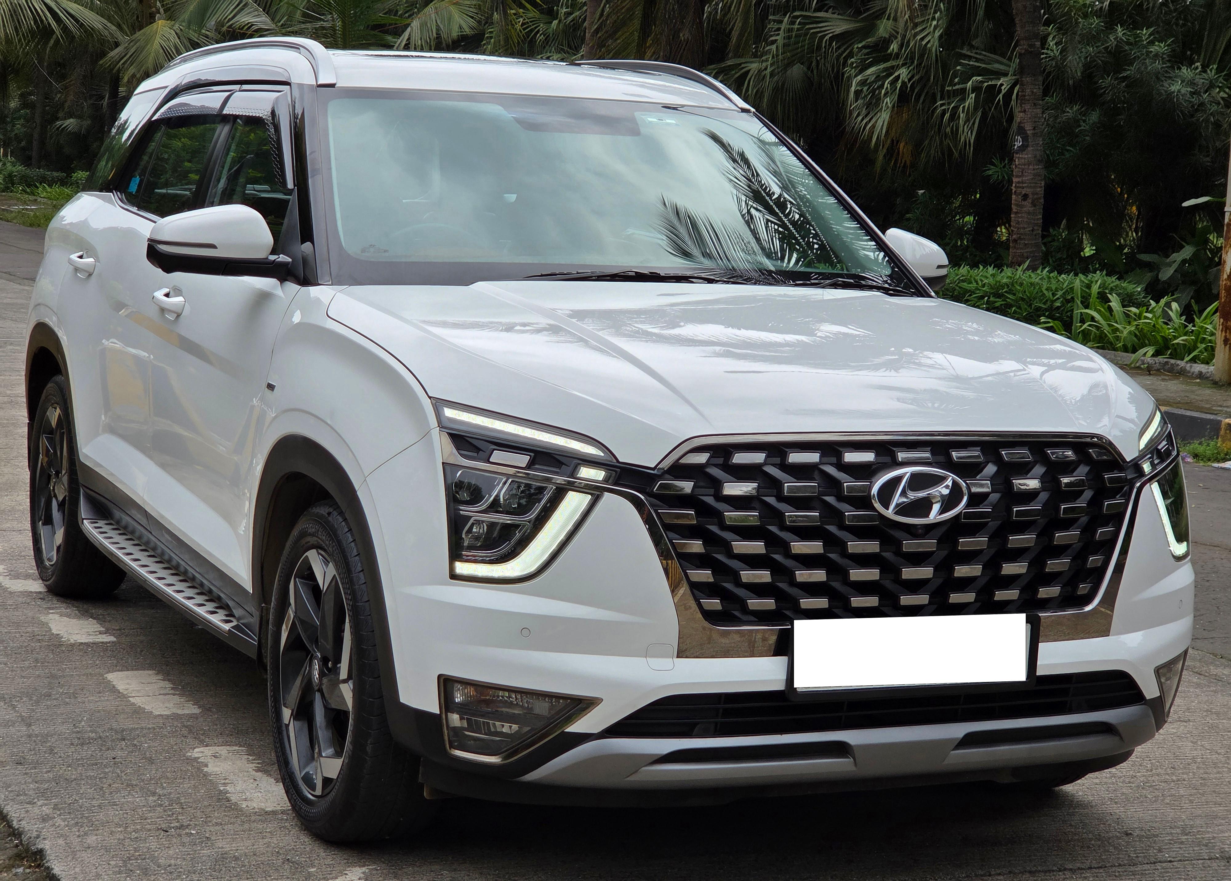 Signature Car Used Hyundai Alcazar Signature (O) Diesel AT BSVI Car in Mumbai, 2021 ...
