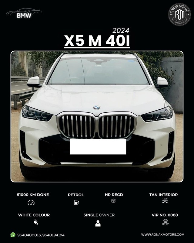 Second-hand 2024 BMW X5 xDrive40i M Sport for sale in New Delhi-8