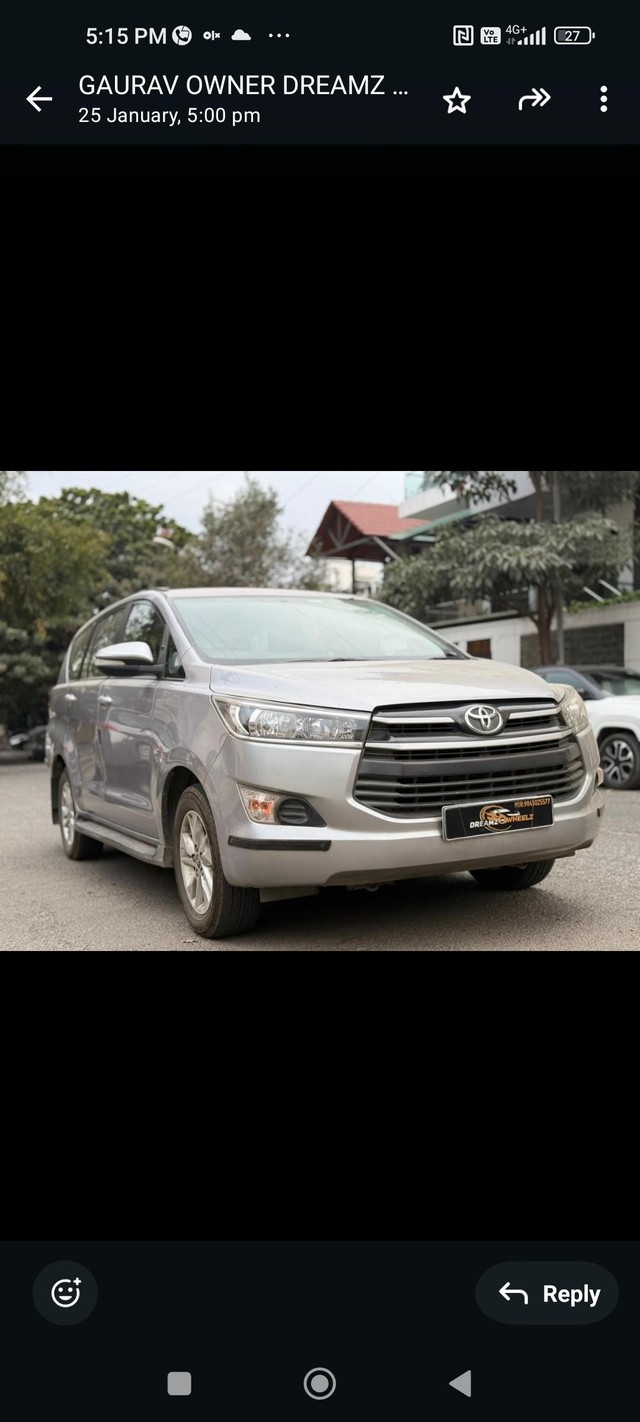 Second-hand 2016 Toyota Innova 2.5 G (Diesel) 7 Seater BS IV for sale in Bangalore-4