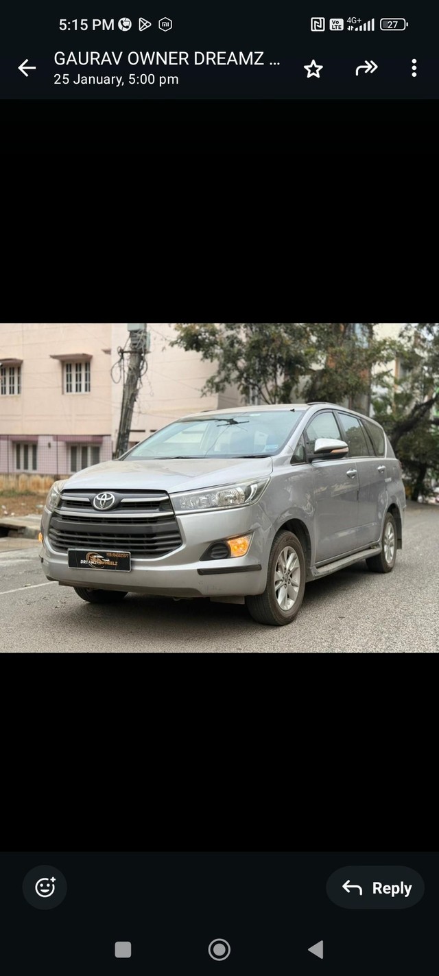 Second-hand 2016 Toyota Innova 2.5 G (Diesel) 7 Seater BS IV for sale in Bangalore-5