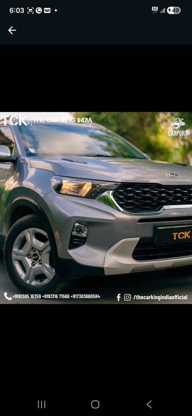 Kia Sonet HTK Plus BSVI Second-hand 2020 Kia Sonet HTK Plus BSVI for sale in New Delhi-0