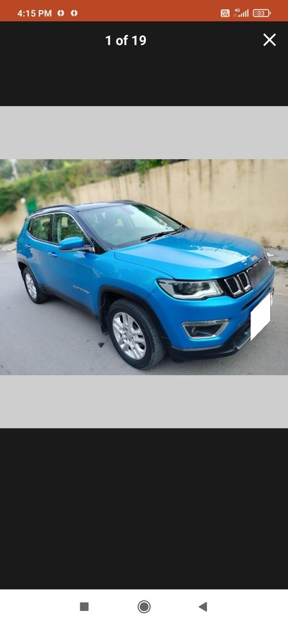 Second-hand 2018 Jeep Compass 2.0 Limited 4X4 for sale in New Delhi