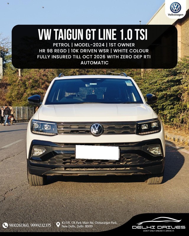 Volkswagen Taigun 1.0 GT Line AT Second-hand 2024 Volkswagen Taigun 1.0 GT Line AT for sale in New Delhi-0