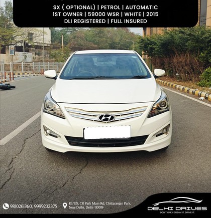 Second-hand 2015 Hyundai Verna 1.6 SX VTVT (O) for sale in New Delhi