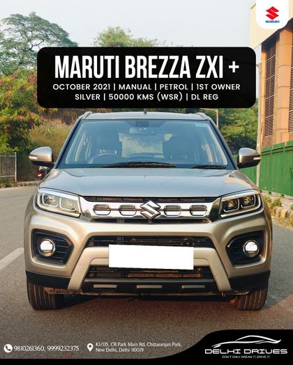 Used 2021 Maruti Vitara Brezza 1462 cc Petrol Manual Car in New Delhi ...