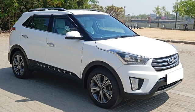 Second-hand 2017 Hyundai Creta 1.6 VTVT AT SX Plus for sale in Ahmedabad-0