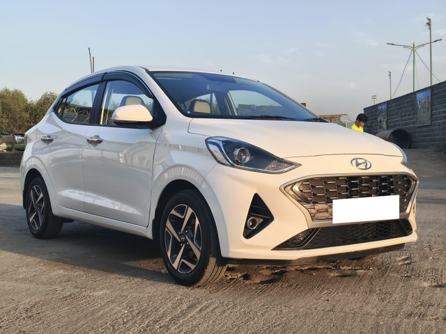 Second-hand 2020 Hyundai Aura SX Option for sale in Thane-0