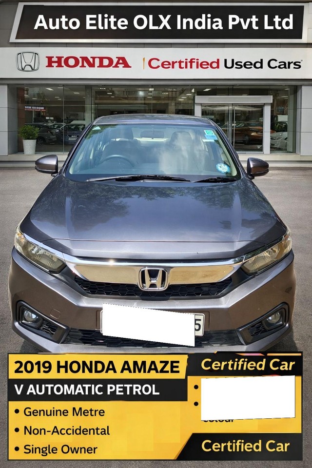Second-hand 2019 Honda Amaze V CVT Petrol BSIV for sale in New Delhi-0