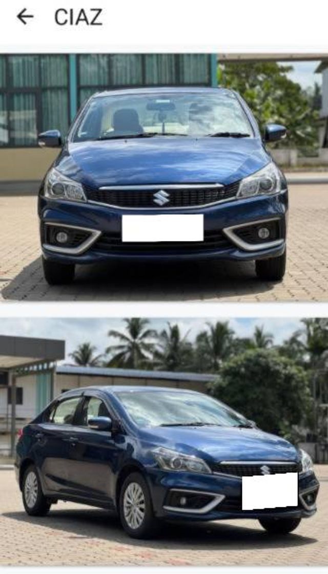 Maruti Suzuki Ciaz Delta BSIV Second-hand 2019 Maruti Suzuki Ciaz Delta BSIV for sale in Alappuzha