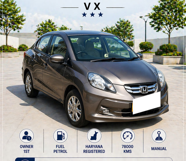 Second-hand 2015 Honda Amaze VX i-Vtech for sale in Chandigarh