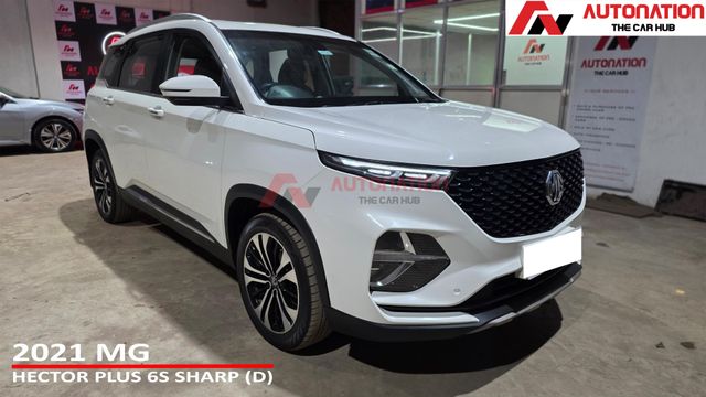 Second-hand 2021 MG Hector Plus Sharp Diesel MT for sale in Kolkata