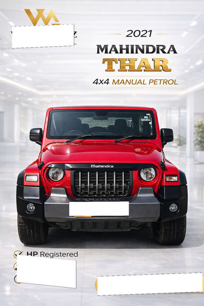 2021 Mahindra Thar LX 4डब्ल्यूडी Hard Top बीएस6