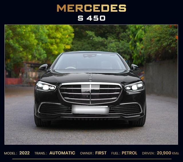 Mercedes-Benz S-Class S450 4Matic BSVI Second-hand 2022 Mercedes-Benz S-Class S450 4Matic BSVI for sale in New Delhi