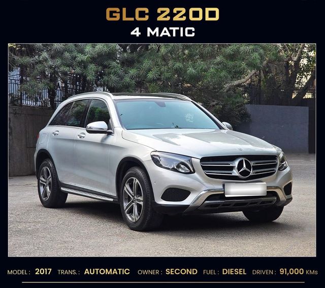 Mercedes-Benz GLC 220d 4MATIC Style Second-hand 2017 Mercedes-Benz GLC 220d 4MATIC Style for sale in New Delhi