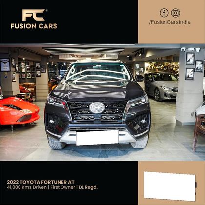 2022 Toyota Fortuner 4X2 AT BSVI