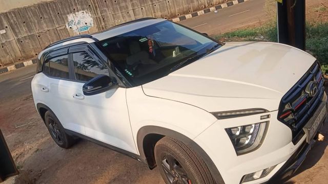 Second-hand 2023 Hyundai Creta S Plus Knight for sale in Medak District