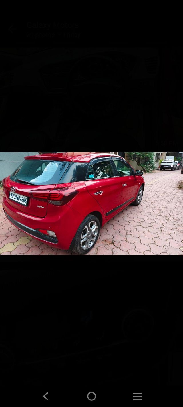 Hyundai i20 Asta Option CVT BSIV Second-hand 2019 Hyundai i20 Asta Option CVT BSIV for sale in Indore