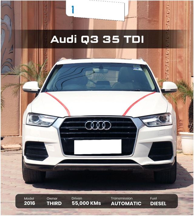 Audi Q3 35 TDI Quattro Premium Second-hand 2016 Audi Q3 35 TDI Quattro Premium for sale in Gurgaon