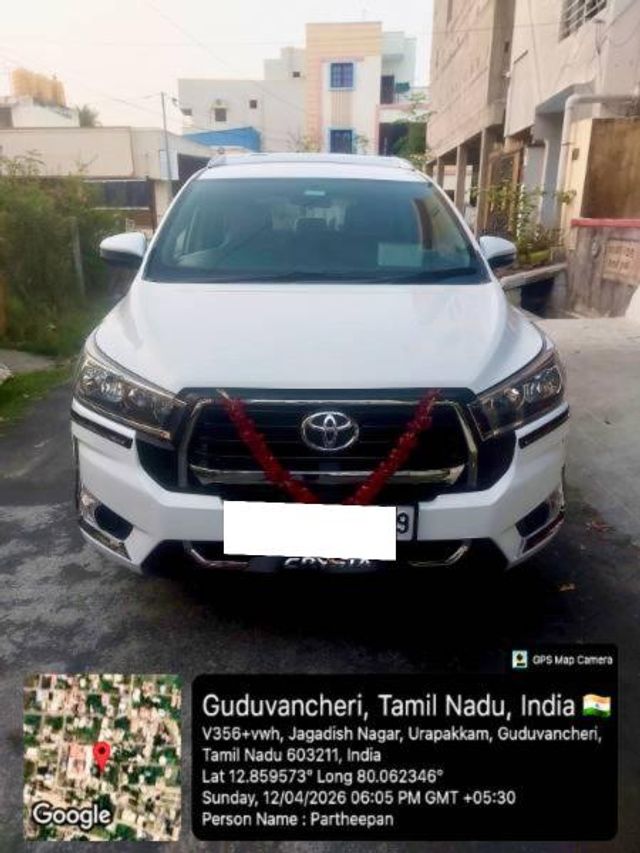 Second-hand 2020 Toyota Innova Crysta 2.4 G MT for sale in Chennai