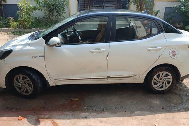 Second-hand 2021 Hyundai Aura SX Option for sale in Hyderabad