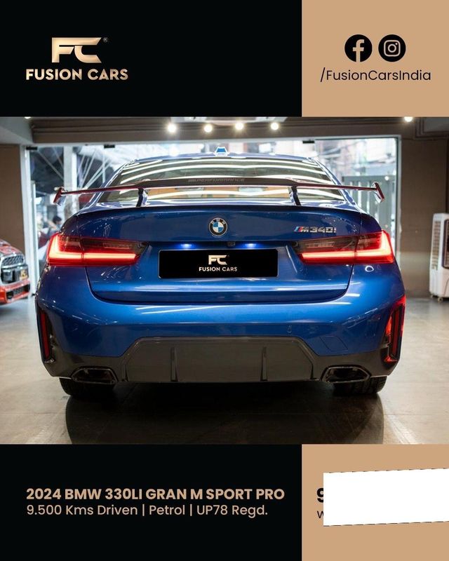 Second-hand 2024 BMW 3 Series Long Wheelbase 330Li M Sport Pro GL for sale in New Delhi