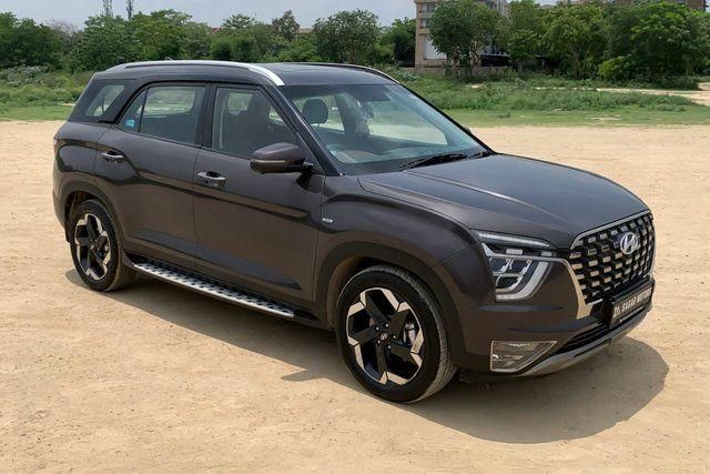 Second-hand 2021 Hyundai Alcazar Platinum (O) Diesel AT BSVI for sale in New Delhi