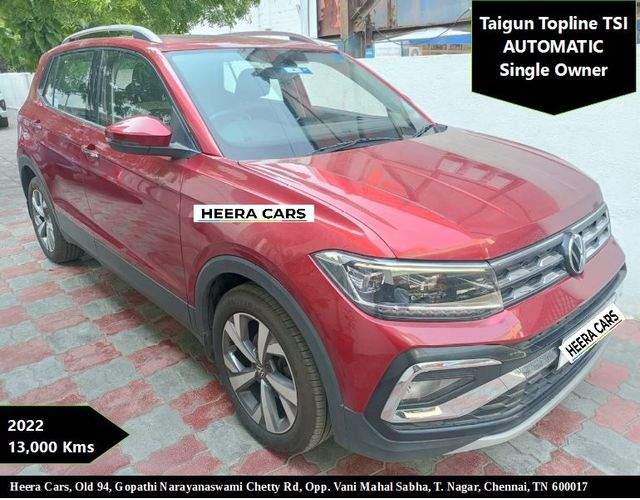 Volkswagen Taigun 1.0 TSI Topline AT BSVI Second-hand 2022 Volkswagen Taigun 1.0 TSI Topline AT BSVI for sale in Chennai