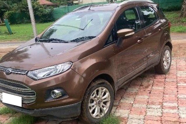 Ford Ecosport 1.5 Diesel Titanium BSIV Second-hand 2017 Ford Ecosport 1.5 Diesel Titanium BSIV for sale in Gandhinagar