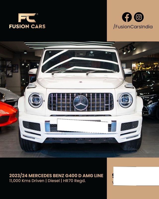 Mercedes-Benz G-Class 400d AMG Line Second-hand 2024 Mercedes-Benz G-Class 400d AMG Line for sale in New Delhi