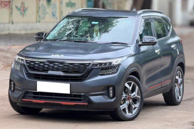 Second-hand 2022 Kia Seltos X-Line Diesel AT for sale in Pune
