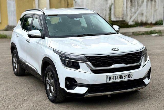 Kia Seltos एचटीएक्स प्लस डीजल Second-hand 2019 Kia Seltos एचटीएक्स प्लस डीजल for sale in Pune