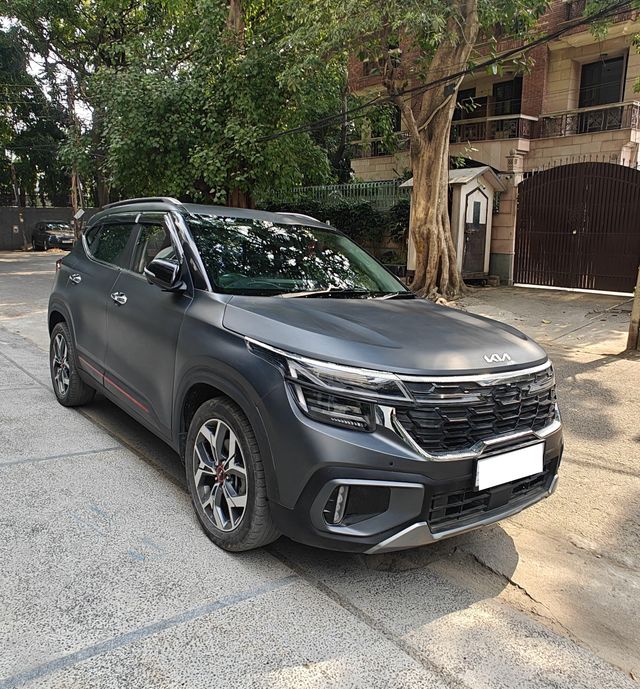 Second-hand 2022 Kia Seltos X-Line Diesel AT for sale in New Delhi