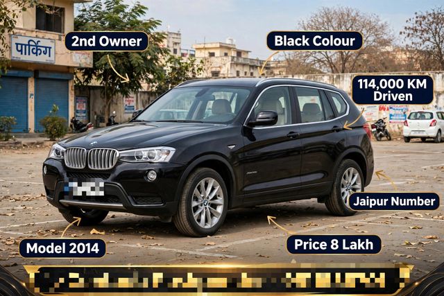 BMW X3 xDrive30d Second-hand 2014 BMW X3 xDrive30d for sale in Jaipur