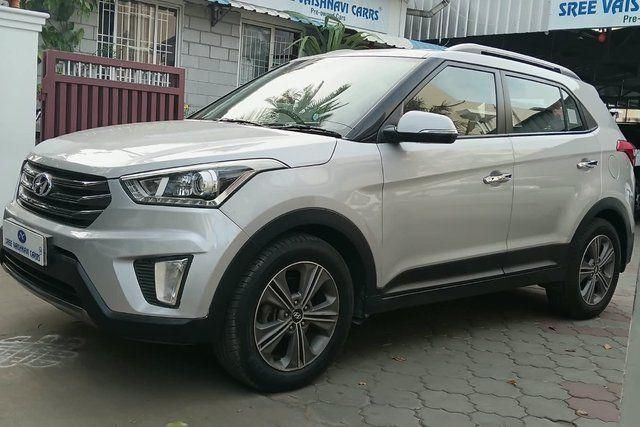 Hyundai Creta 1.6 VTVT AT एसएक्स प्लस Second-hand 2017 Hyundai Creta 1.6 VTVT AT एसएक्स प्लस for sale in Coimbatore