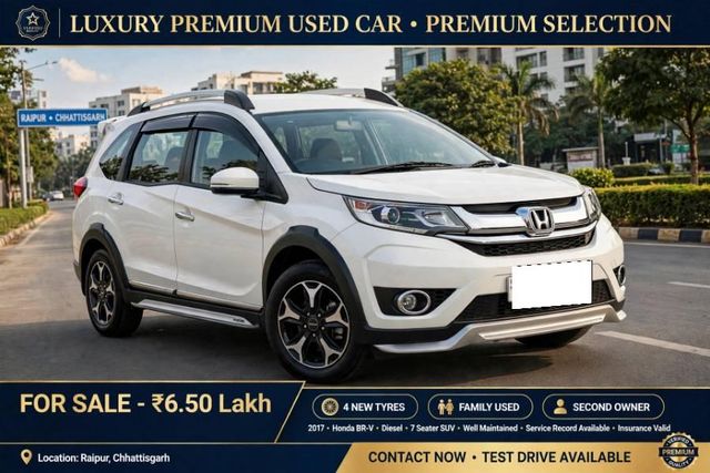 Honda BR-V i-DTEC VX MT Second-hand 2017 Honda BR-V i-DTEC VX MT for sale in Raipur