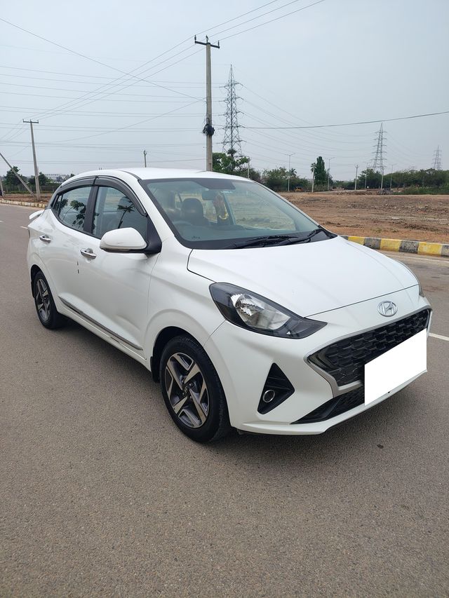 Hyundai Aura एसएक्स सीएनजी Second-hand 2022 Hyundai Aura एसएक्स सीएनजी for sale in Hyderabad