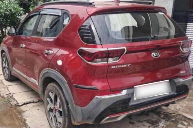 Kia Sonet GTX Plus Turbo DCT BSVI Second-hand 2020 Kia Sonet GTX Plus Turbo DCT BSVI for sale in Warangal