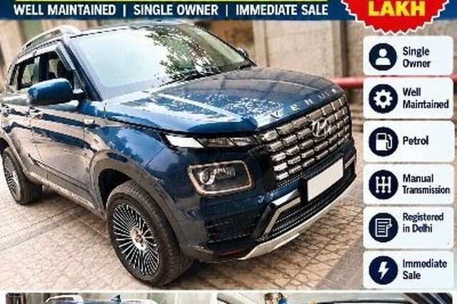 Hyundai Venue S BSVI Second-hand 2022 Hyundai Venue S BSVI for sale in New Delhi