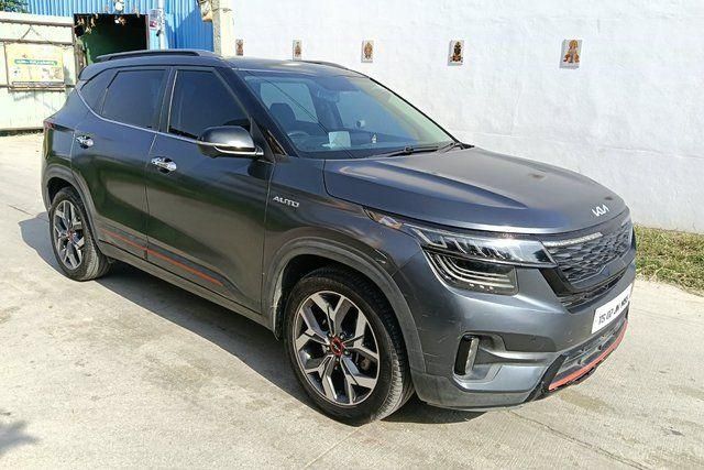 Second-hand 2022 Kia Seltos X-Line Diesel AT for sale in Hyderabad