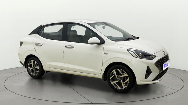 Hyundai Aura एसएक्स प्लस एएमटी Second-hand 2021 Hyundai Aura एसएक्स प्लस एएमटी for sale in Mumbai