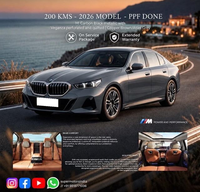 BMW 5 Series 530एलआई Second-hand 2026 BMW 5 Series 530एलआई for sale in New Delhi