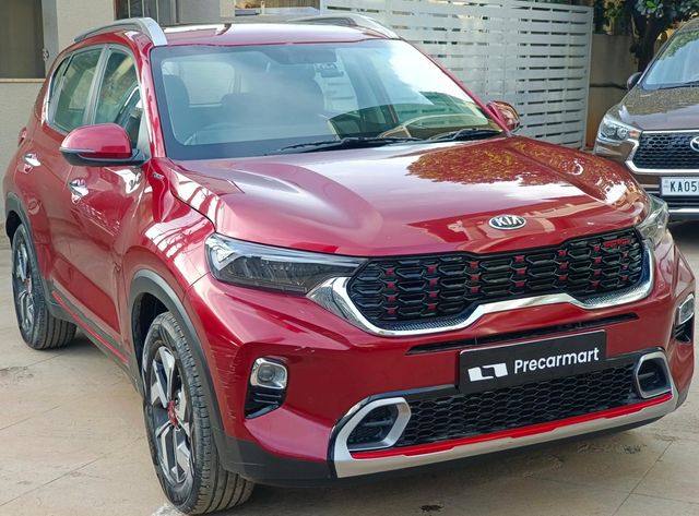Kia Sonet GTX Plus Turbo DCT BSVI Second-hand 2020 Kia Sonet GTX Plus Turbo DCT BSVI for sale in Bangalore