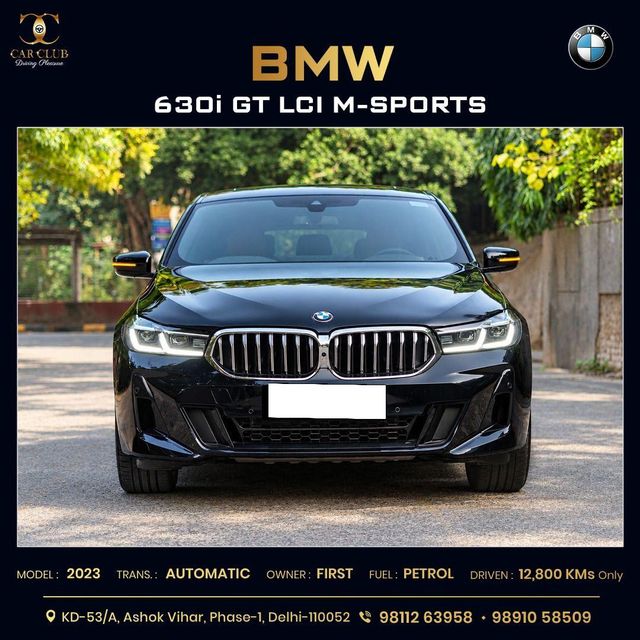 BMW 6 Series जीटी 630i M Sport Second-hand 2023 BMW 6 Series जीटी 630i M Sport for sale in New Delhi